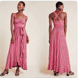 ✨ANTHRO Gabriela Ruffled Maxi Dress✨